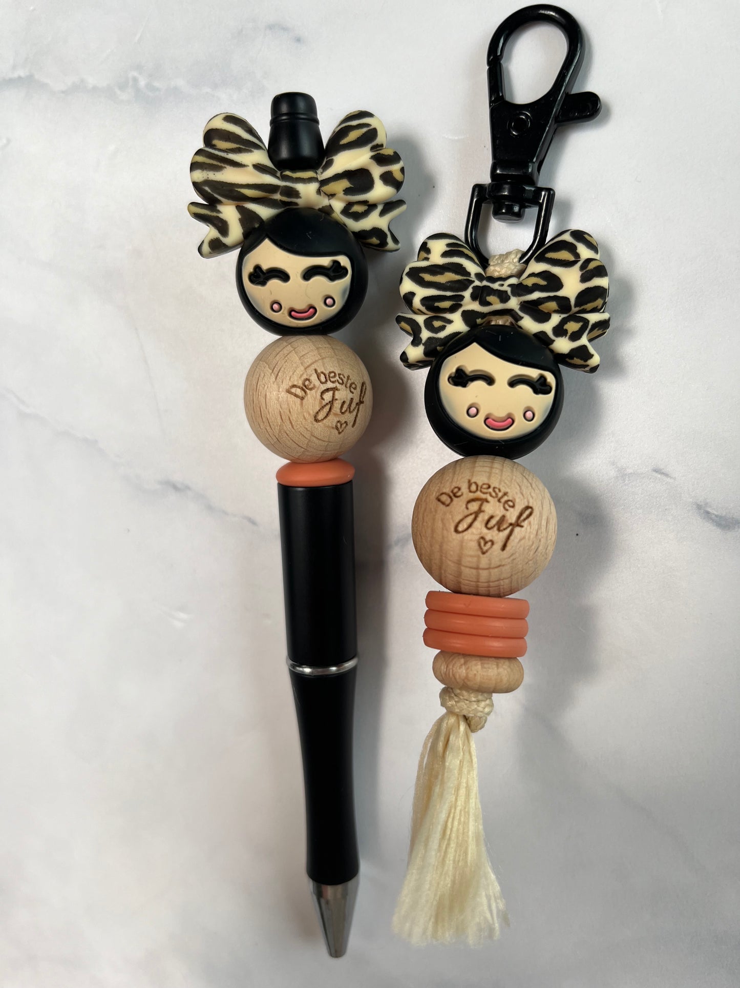 Setje pen + sleutelhanger