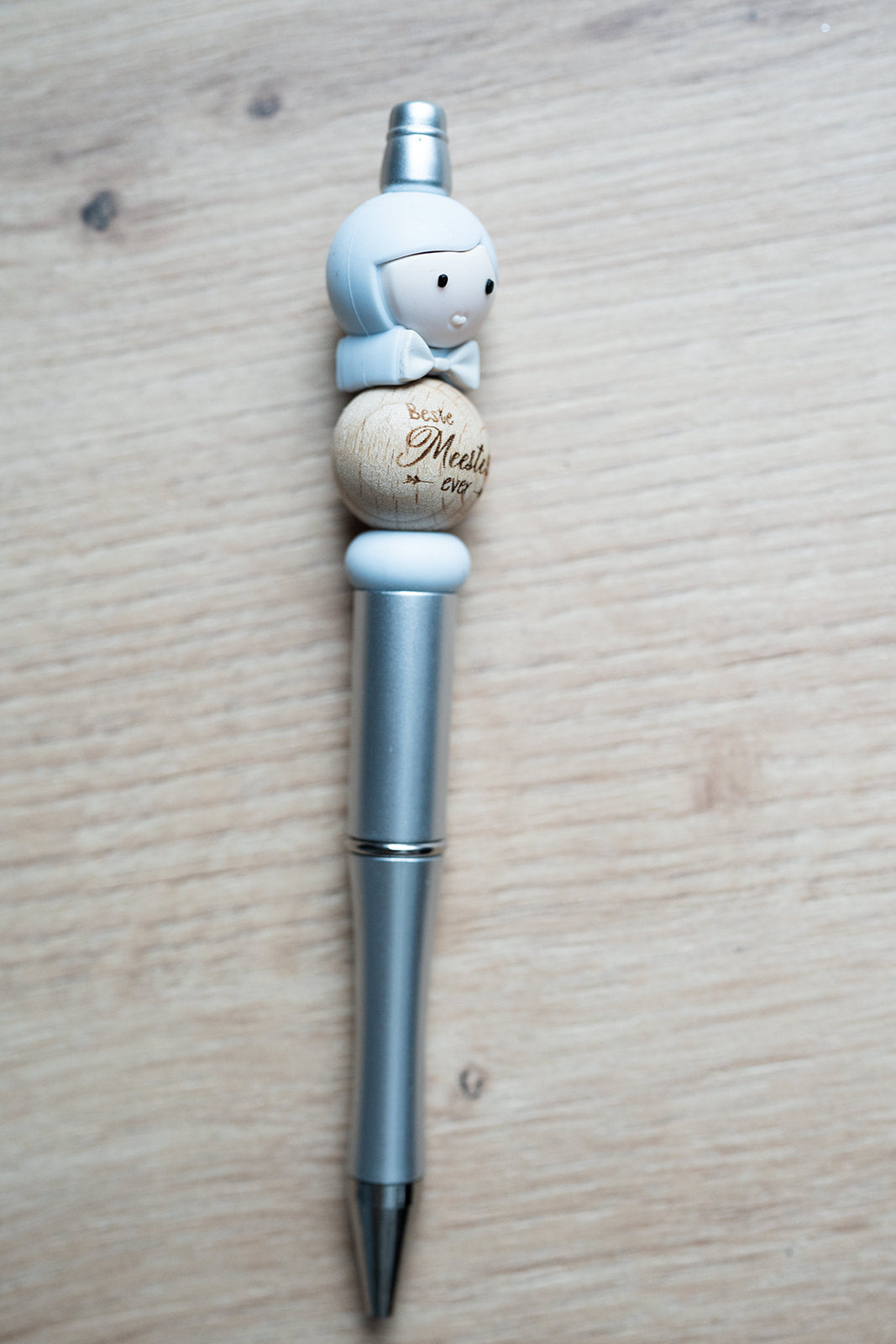 Setje pen & sleutelhanger 'beste meester ever'