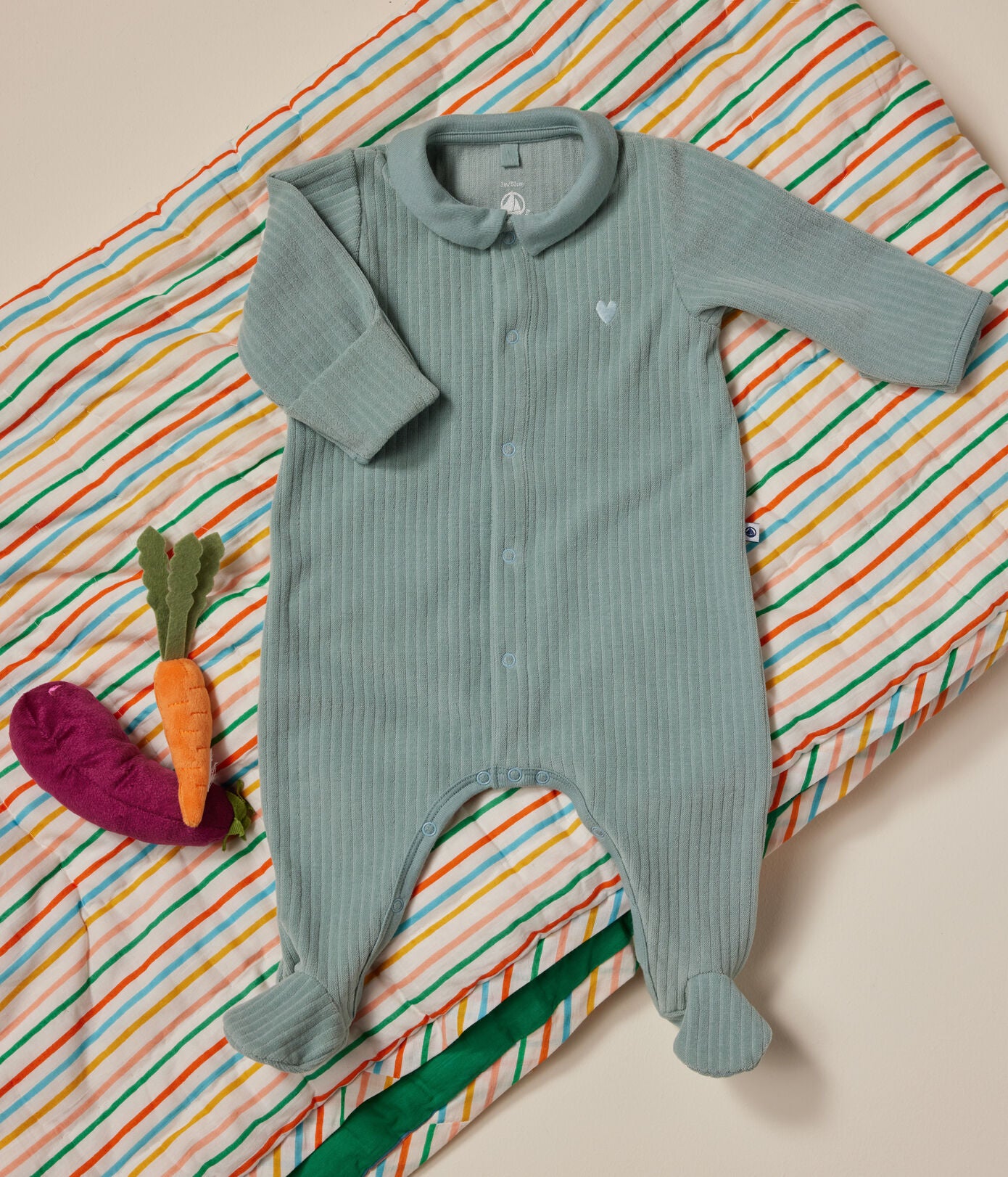 Pyjama met voetjes - Petit Bateau