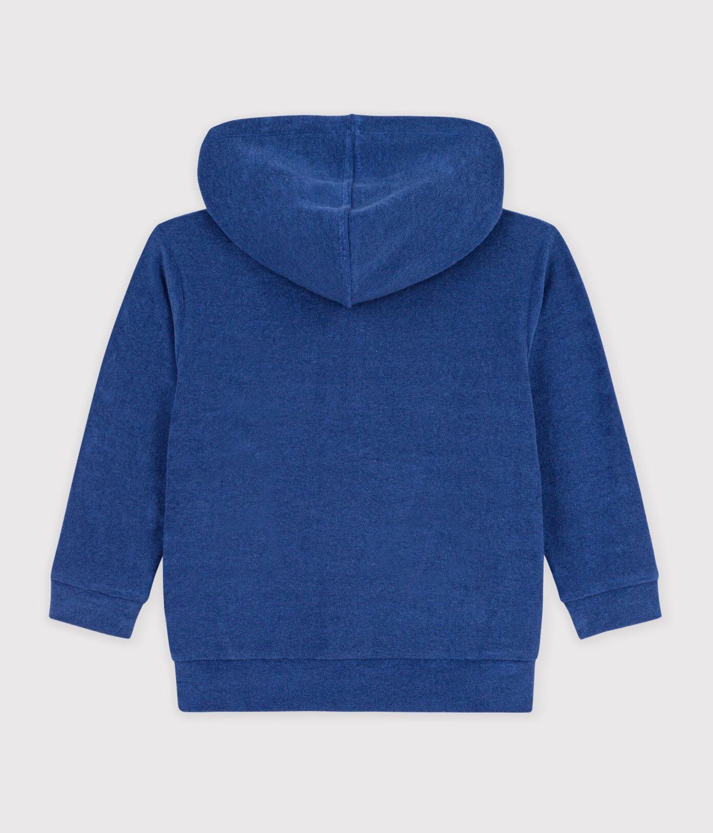 Sweater met rits - badstof