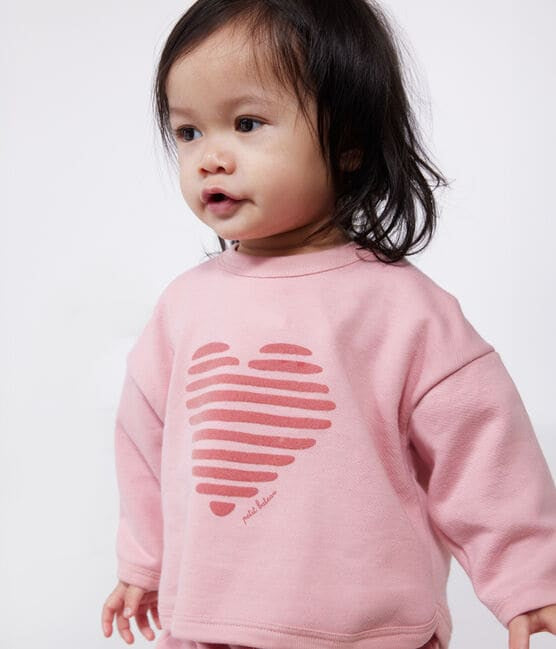 Sweater roze - hart
