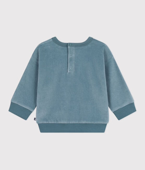 Sweatshirt uit fluweel