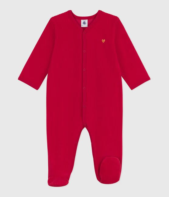 Pyjama van zacht fluweel