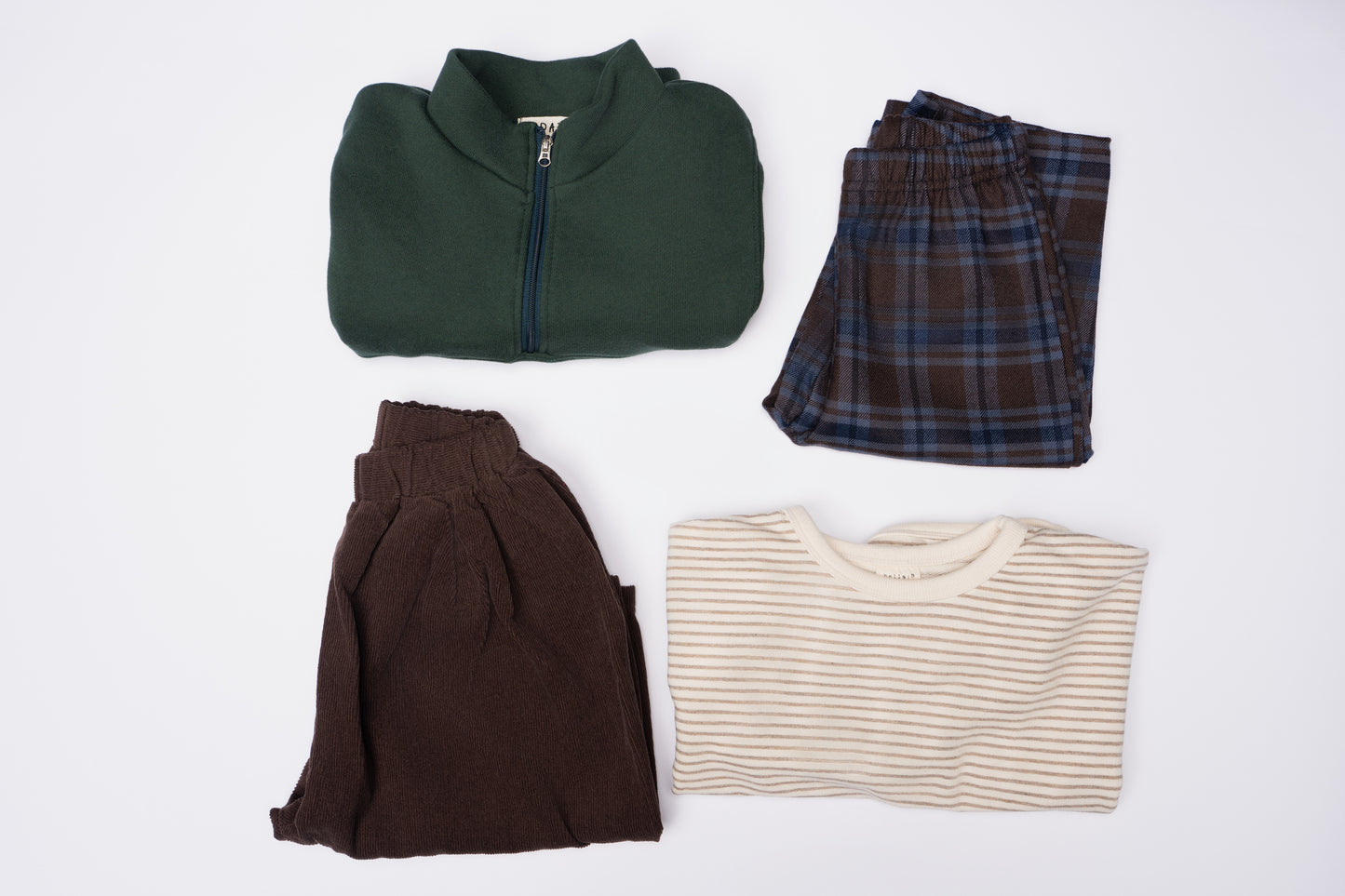 Geruite broek op rekker