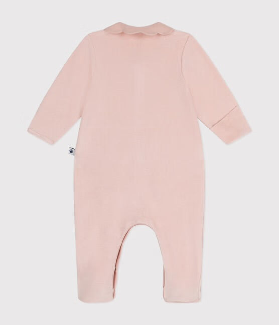Pyjama met voetjes - roze