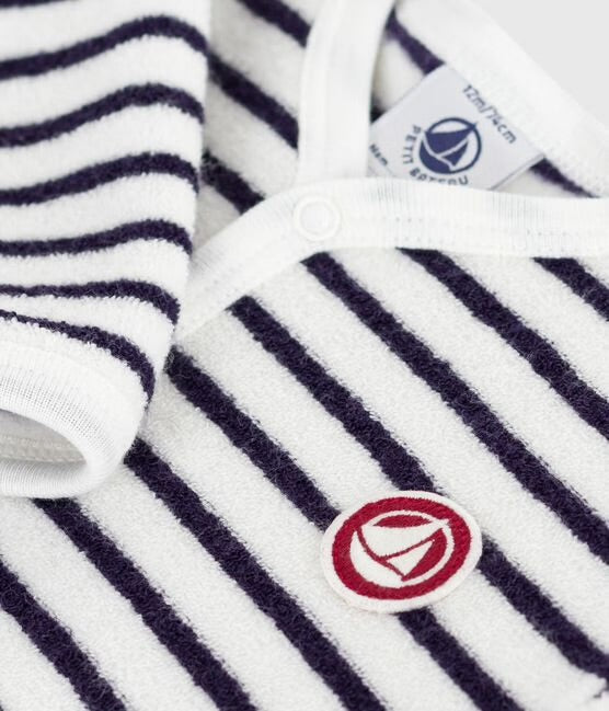Pyjama met voetjes uit badstof