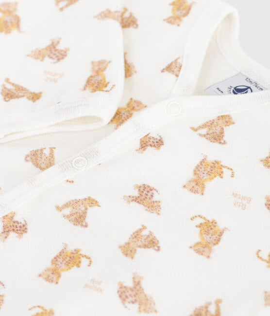 Fluwelen pyjama met voetjes - luipaard 🐆