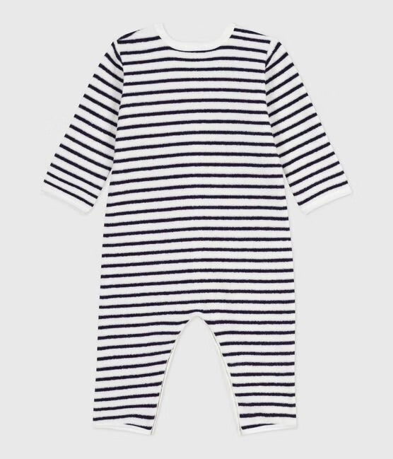 Pyjama met voetjes uit badstof
