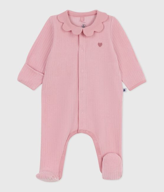 Pyjama met voetjes - roze