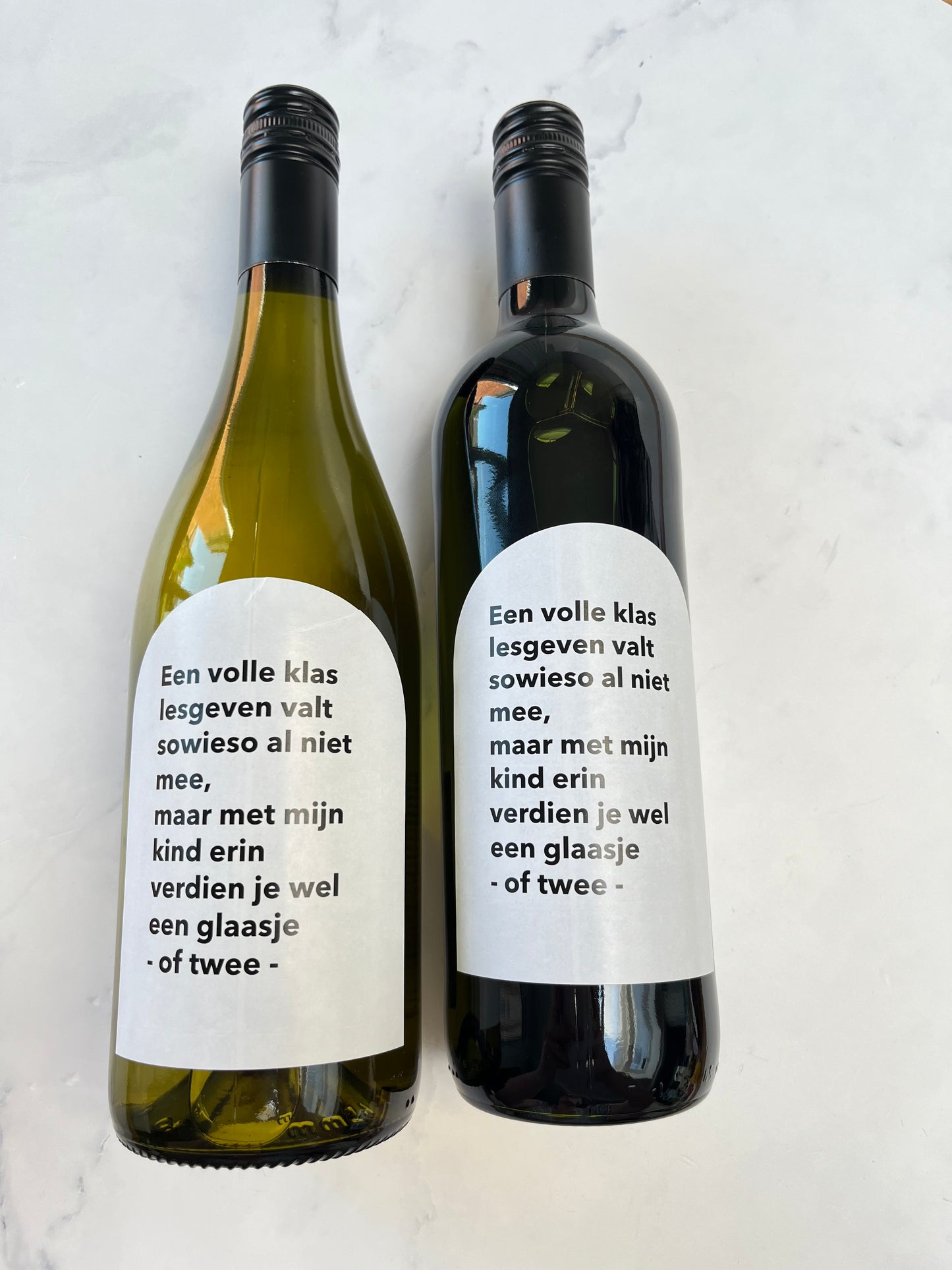 Fles wijn