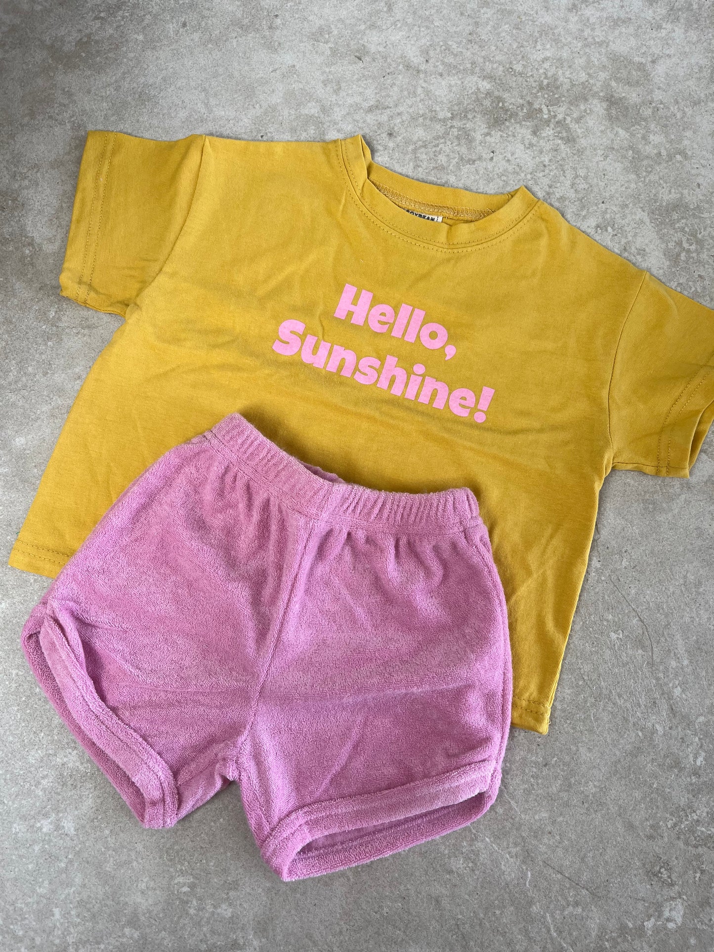 Setje “hello sunshine”