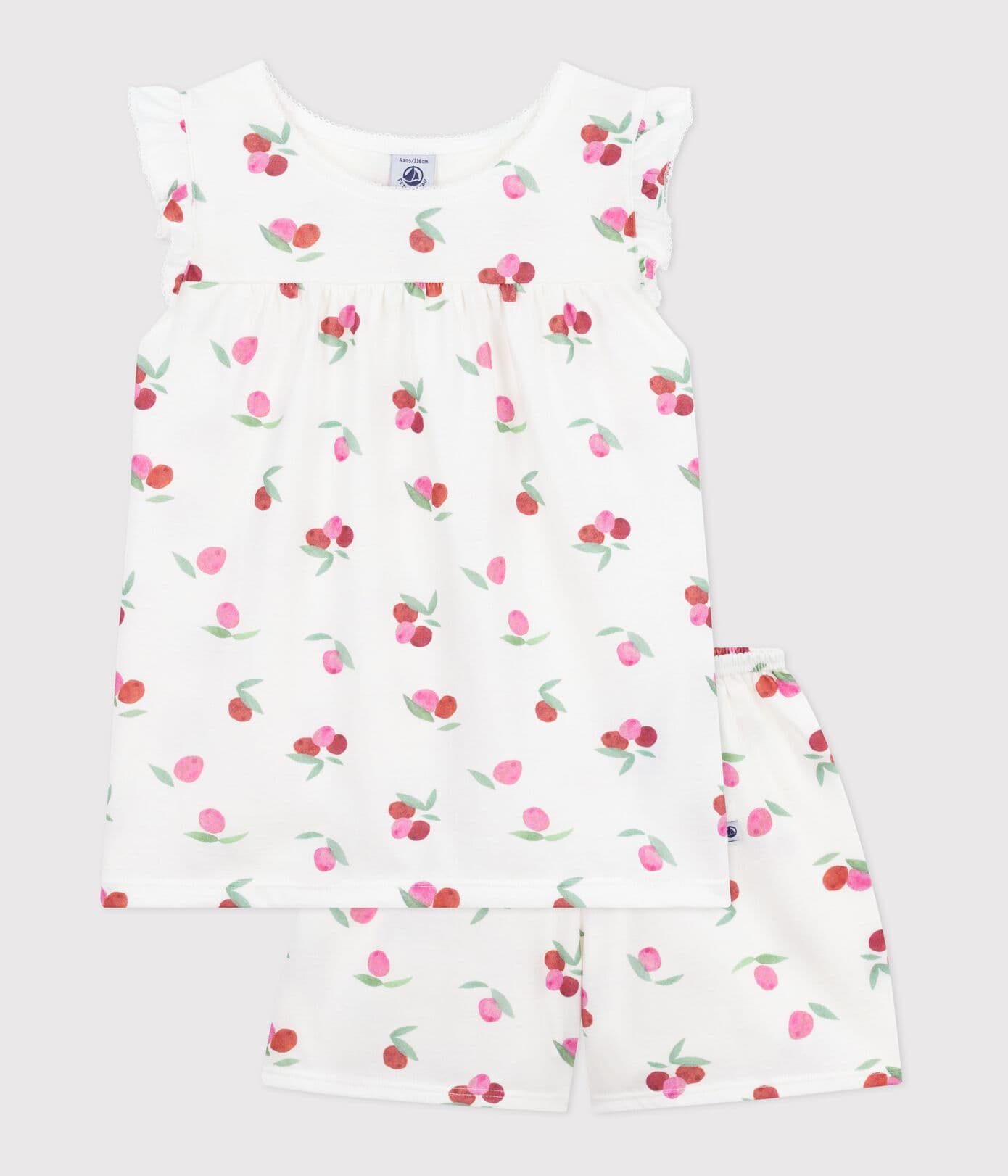 Pyjama uit 2 stuks - kersen