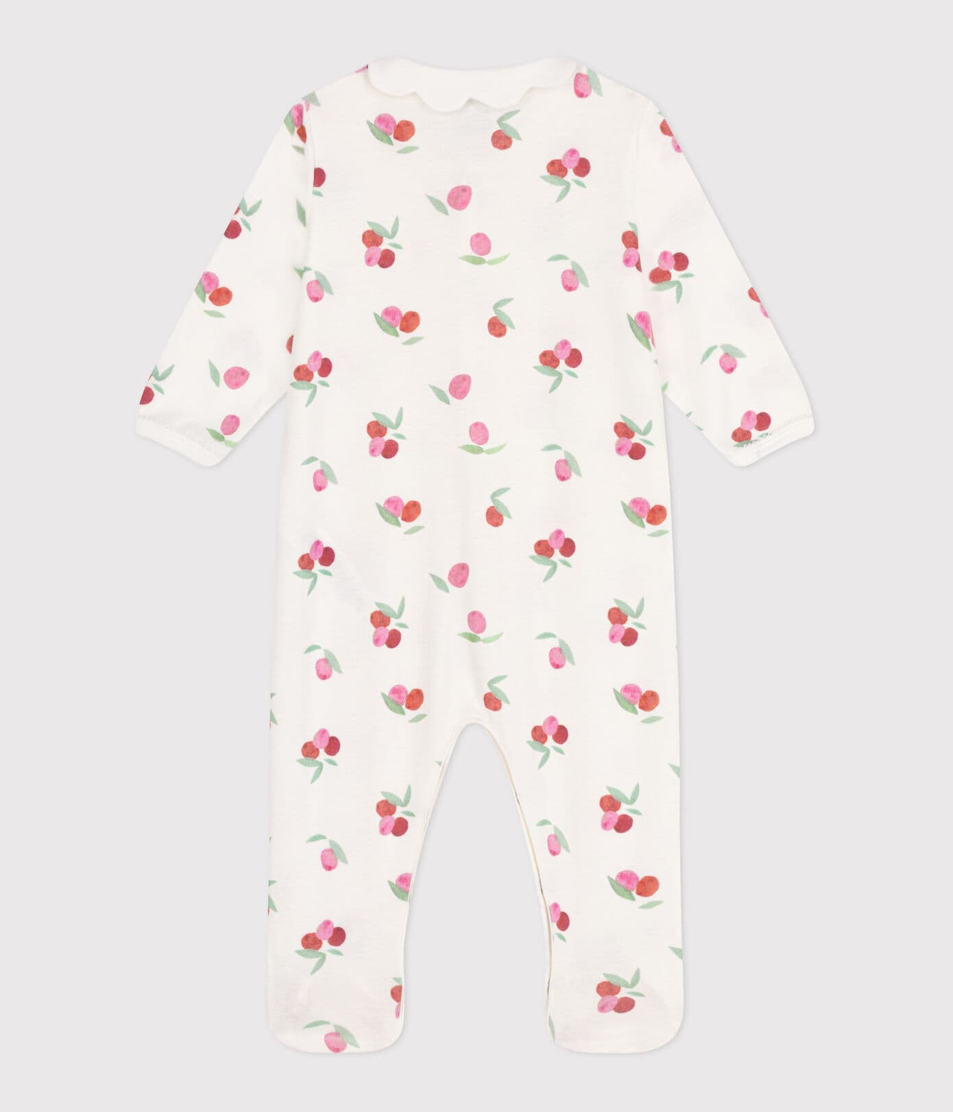 Pyjama met voetjes - Kersen