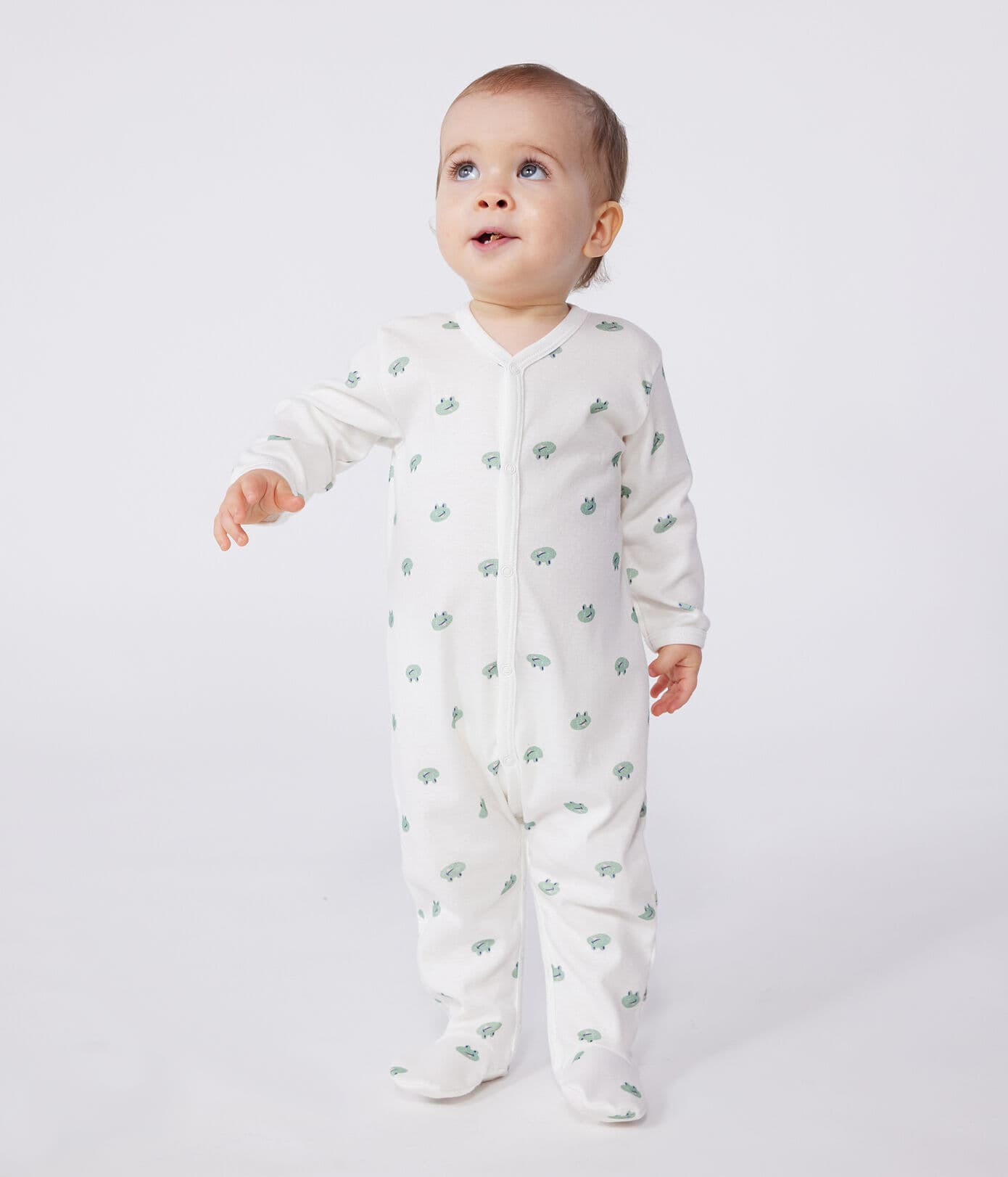 Pyjama met voetjes - kikkertjes