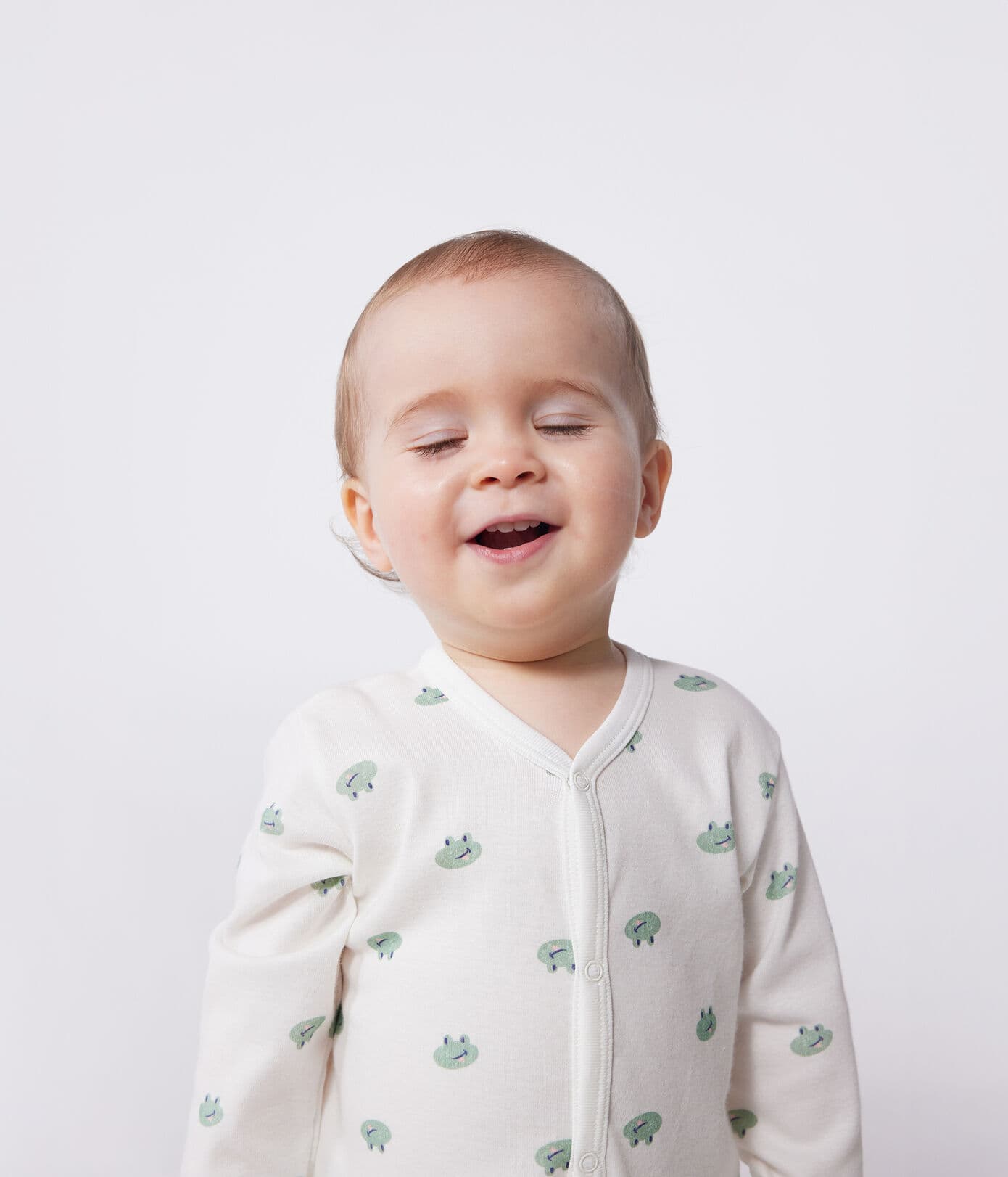 Pyjama met voetjes - kikkertjes