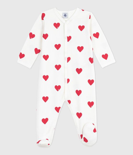 Warme pyjama met hartjes