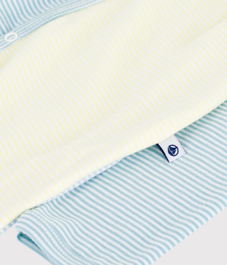 Pyjama met voetjes - color block