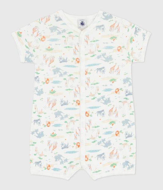 Kort katoenen pakje - safari