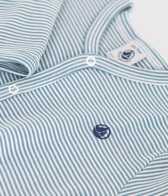 Pyjama Petit Bateau - blauwe streepjes