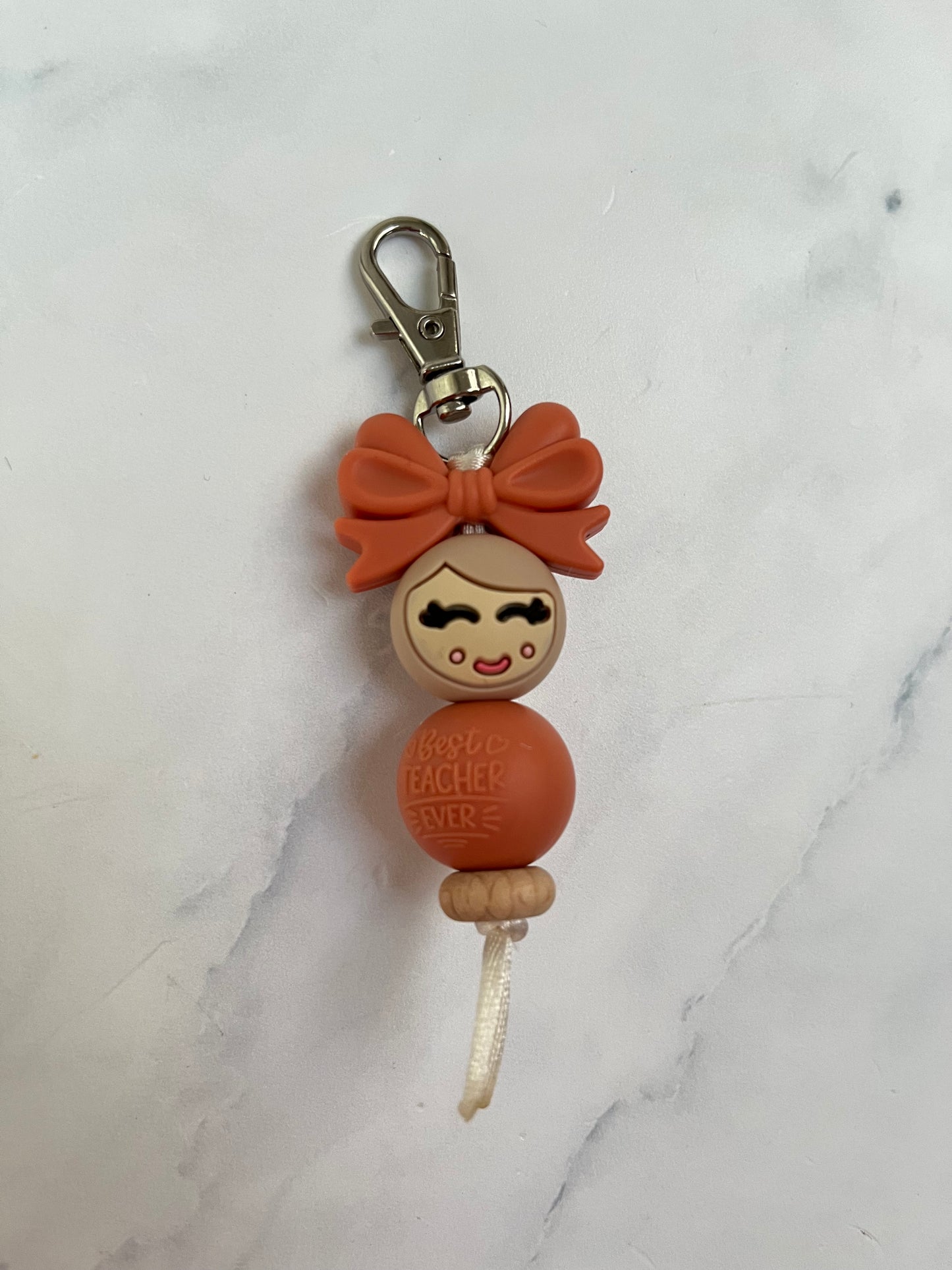 Sleutelhanger “jufje van geluk”