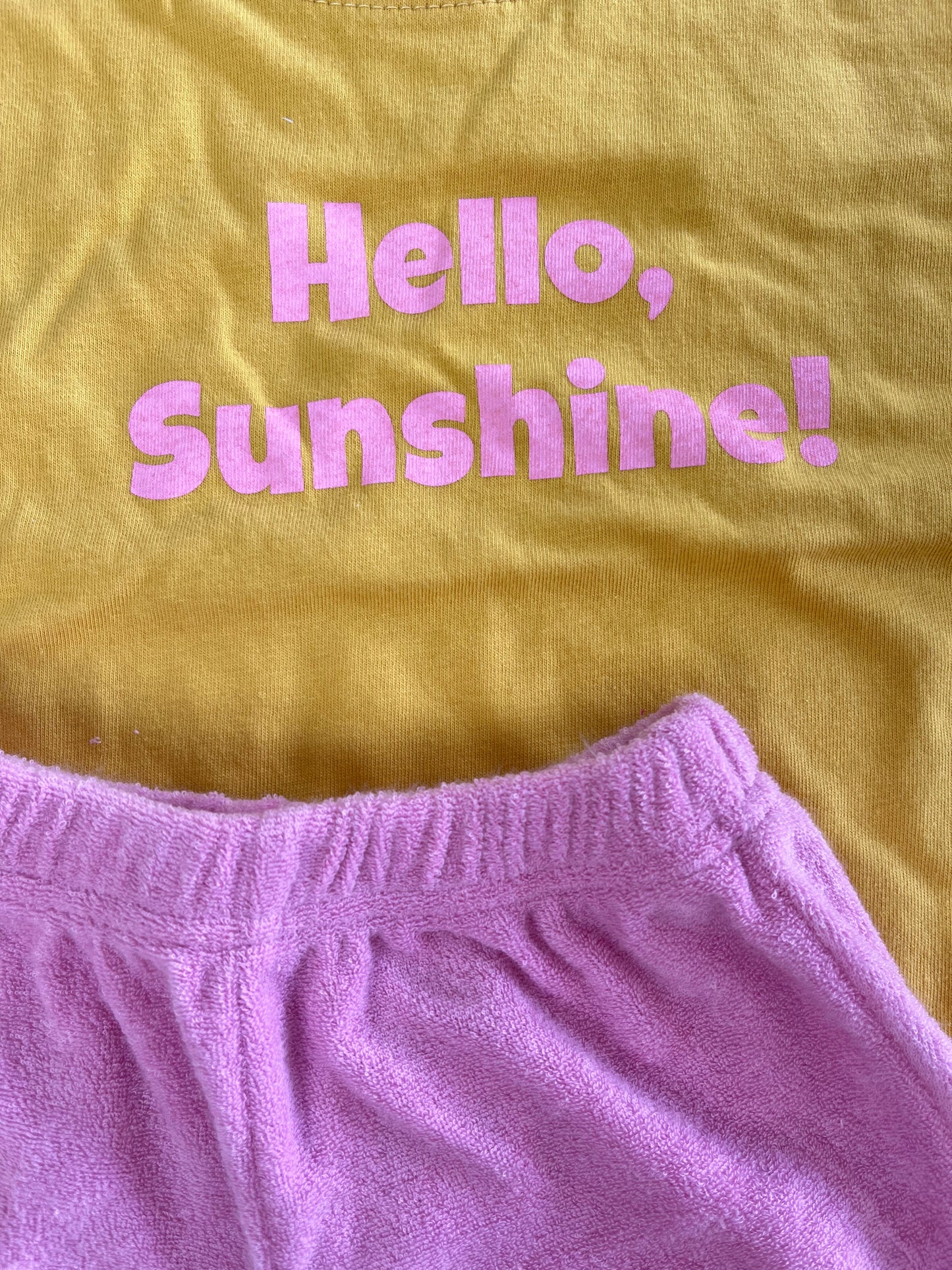 Setje “hello sunshine”