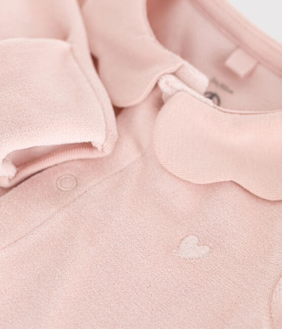 Pyjama met voetjes - roze