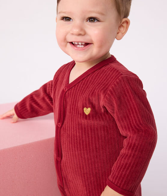 Pyjama van zacht fluweel