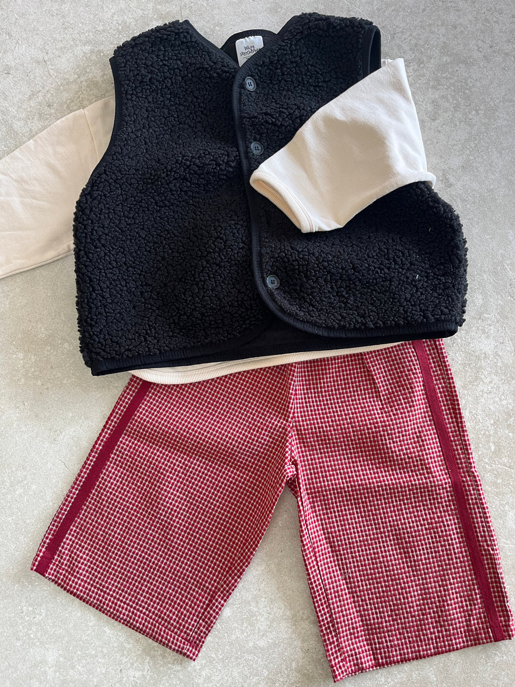 Zachte teddy vest