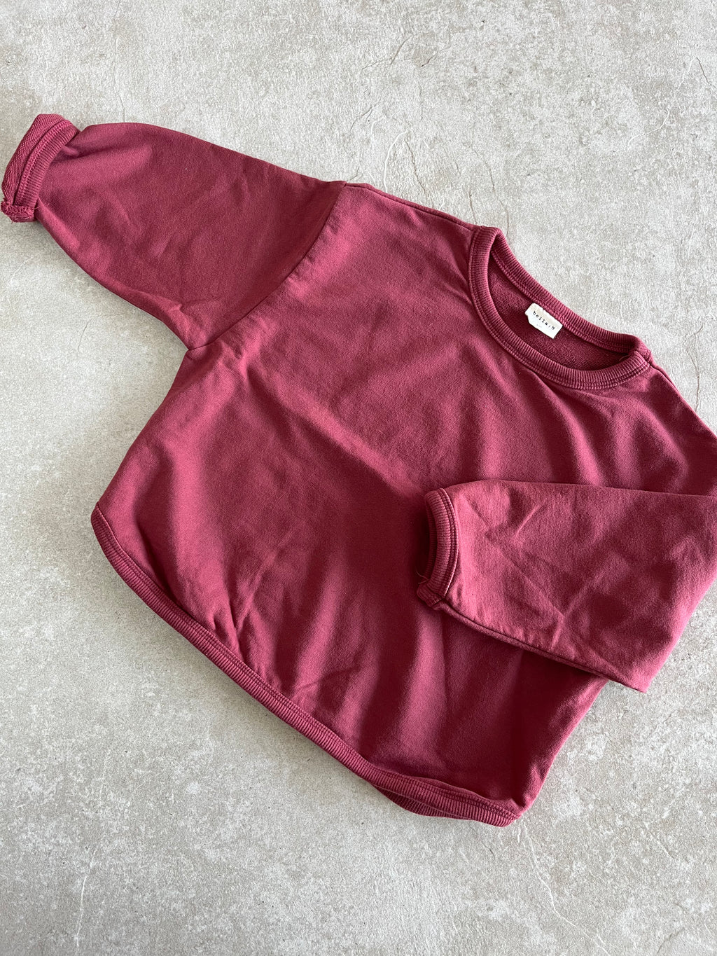 Comfy trui - wijnrood