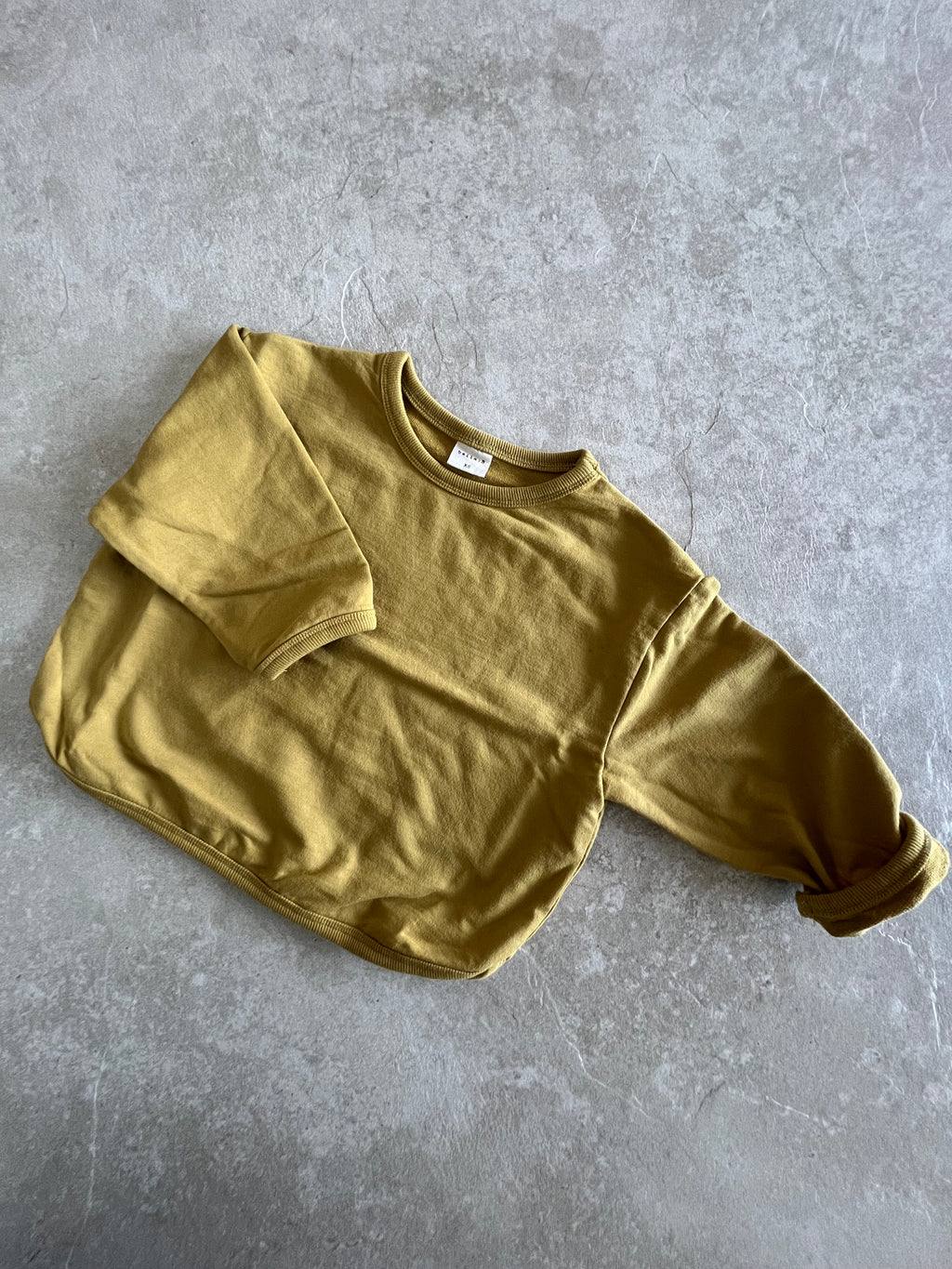 Comfy trui - okergeel