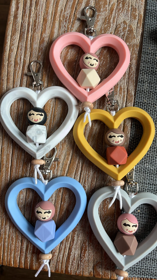 Hartjes sleutelhanger