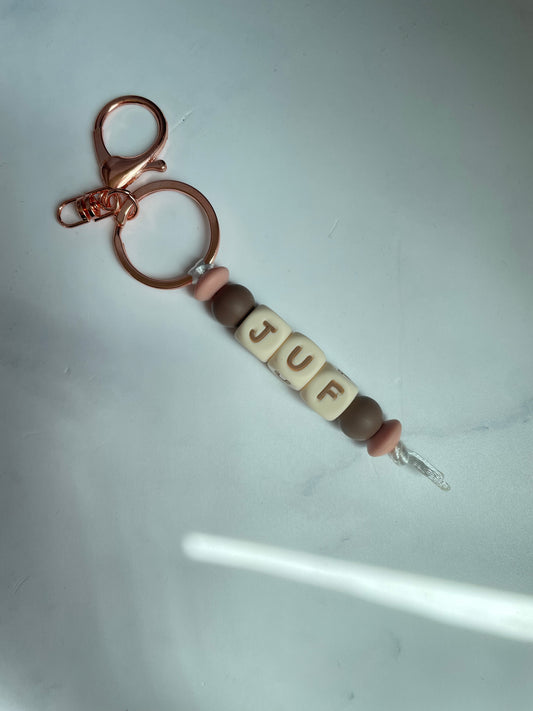 Sleutelhanger ‘juf’