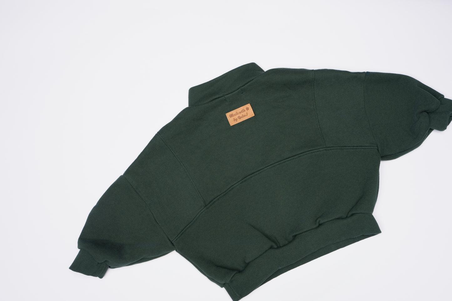 Sweater met halve rits